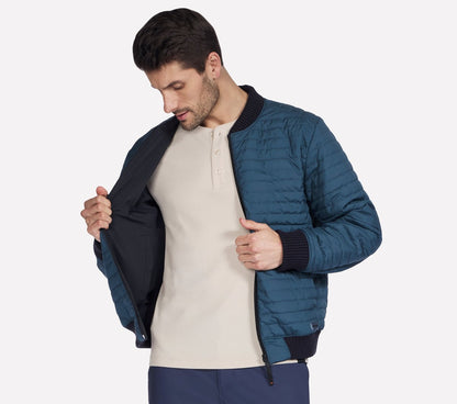 Men Skechers Alpha Reversible Bomber | Skechers Men