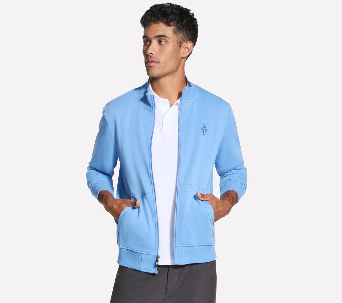 Men Skechers The Hoodless Hoodie GO WALK Everywhere Jacket | Skechers Men