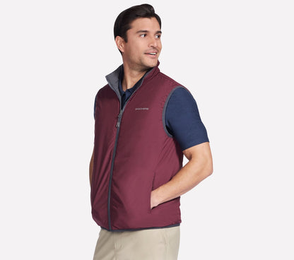 Men Skechers GO SHIELD Cozy Fit Altitude Reversible Vest | Skechers Men