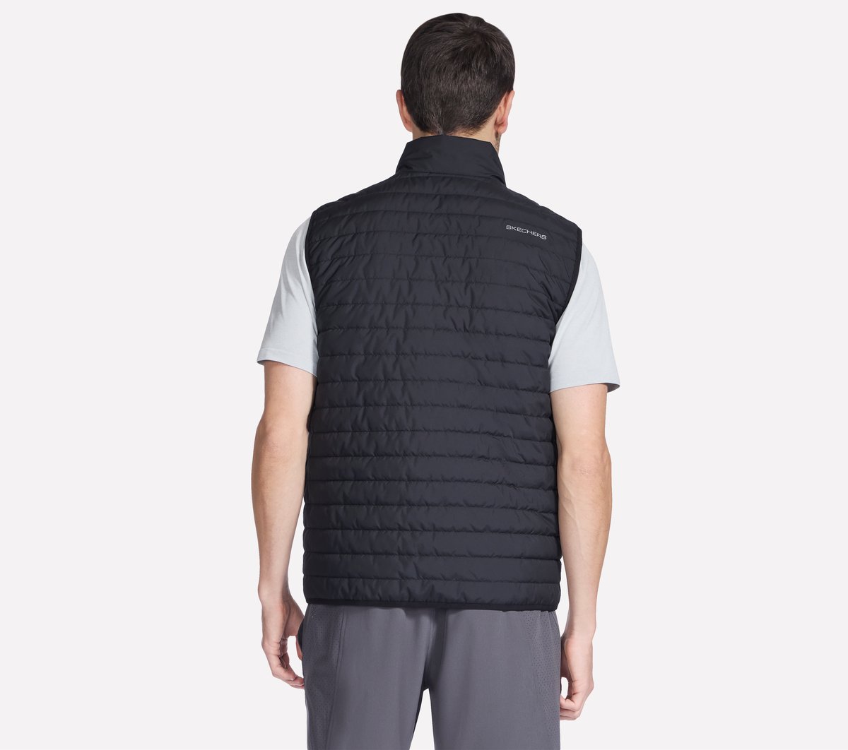 Men Skechers GO SHIELD Cozy Fit Altitude Reversible Vest | Skechers Men