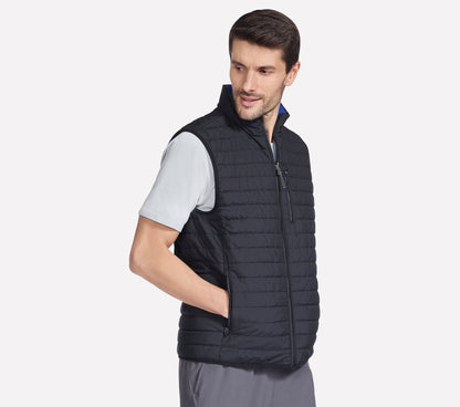 Men Skechers GO SHIELD Cozy Fit Altitude Reversible Vest | Skechers Men