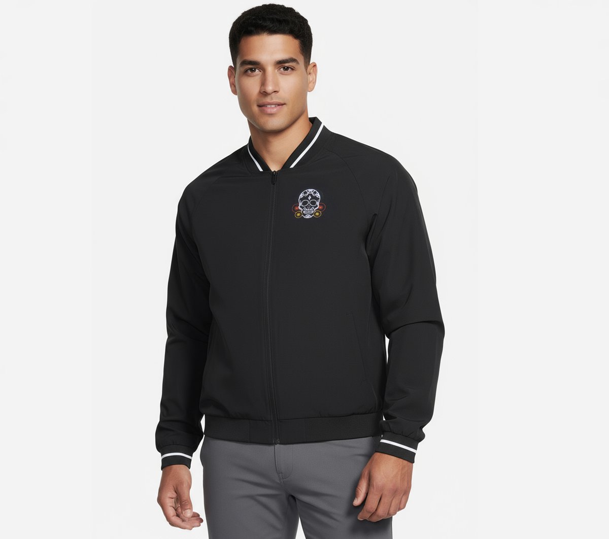 Men Skechers Dia de Muertos Bomber Jacket | Skechers Men