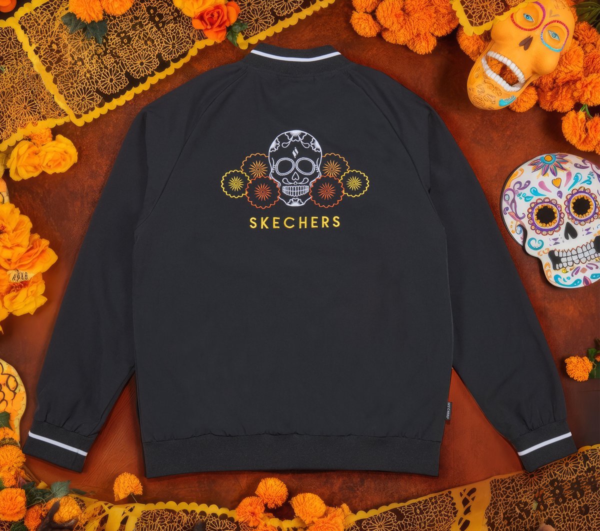 Men Skechers Dia de Muertos Bomber Jacket | Skechers Men