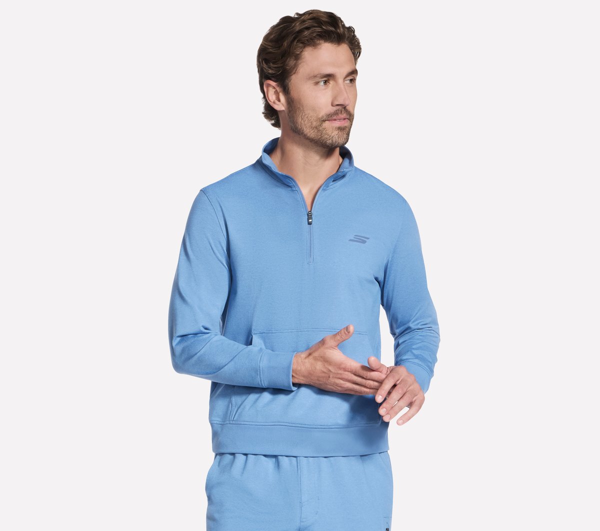 Men Skechers Weekend Easy 1/4 Zip | Skechers Men