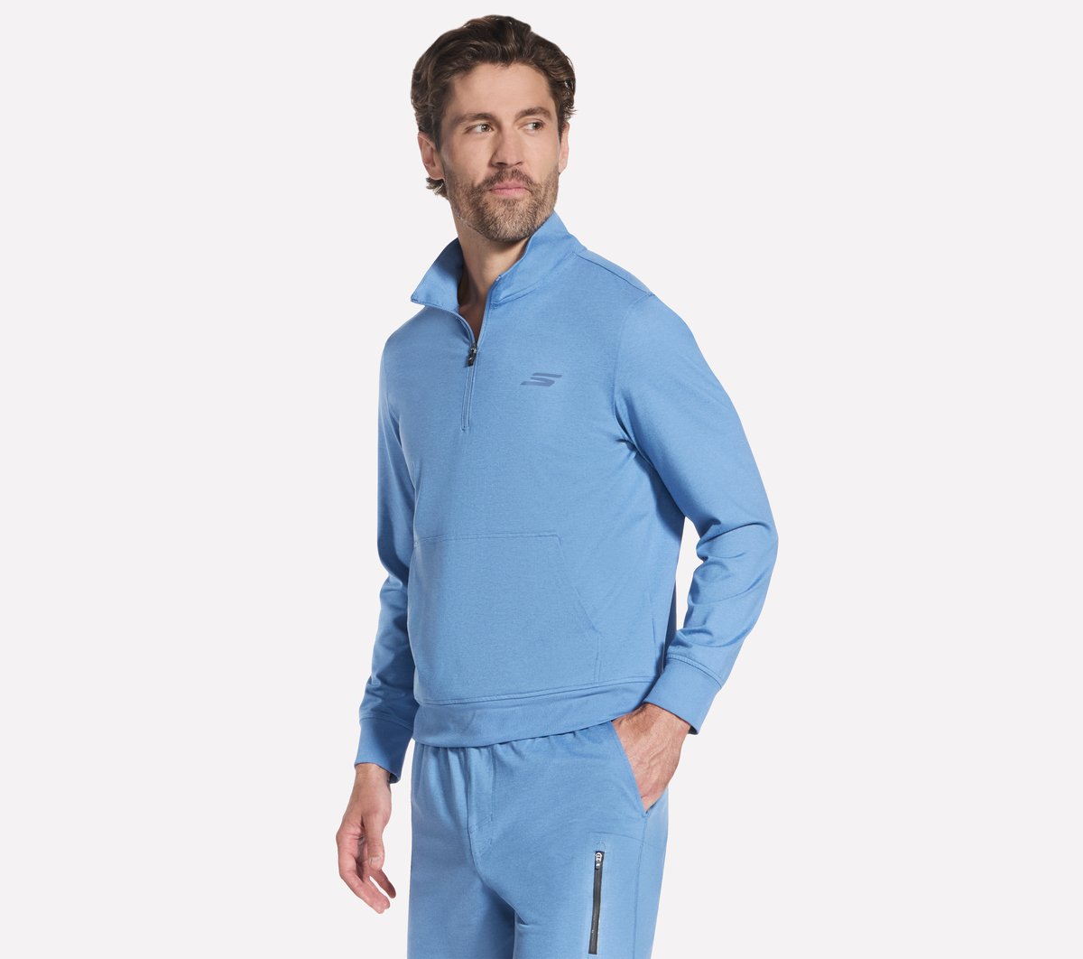 Men Skechers Weekend Easy 1/4 Zip | Skechers Men