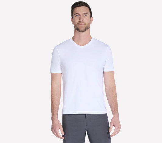Men Skechers GO DRI Pima Short Sleeve V-Neck | Skechers Men