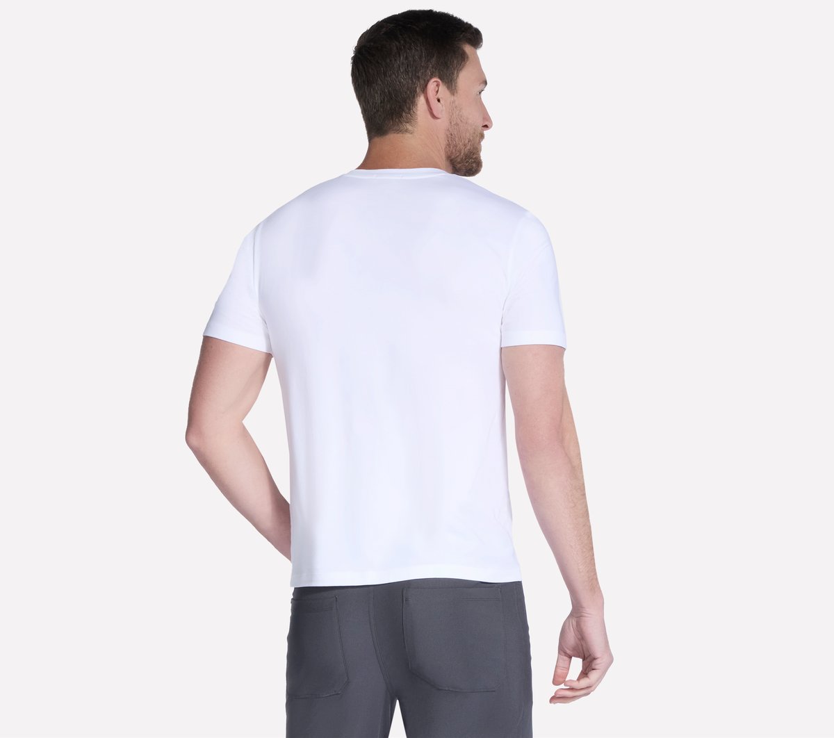 Men Skechers GO DRI Pima Short Sleeve V-Neck | Skechers Men