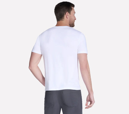 Men Skechers GO DRI Pima Short Sleeve V-Neck | Skechers Men