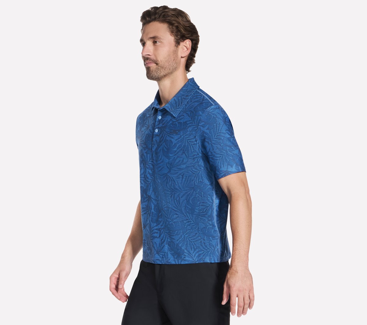 Men Skechers GO DRI All Day Printed Polo | Skechers Men