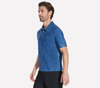 Men Skechers GO DRI All Day Printed Polo | Skechers Men