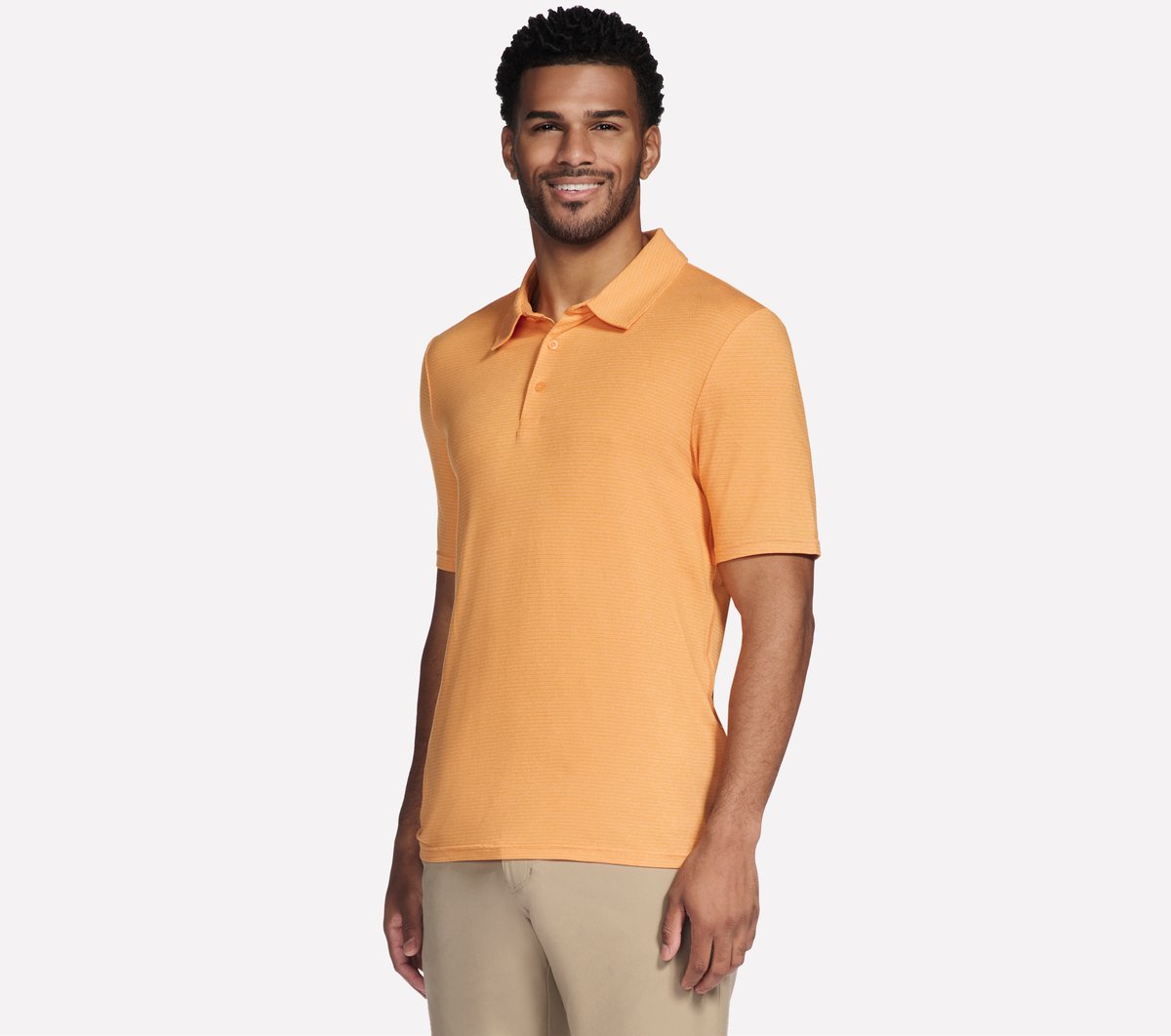 Men Skechers GO GOLF GO DRI All Day Stripe Polo | Skechers Men
