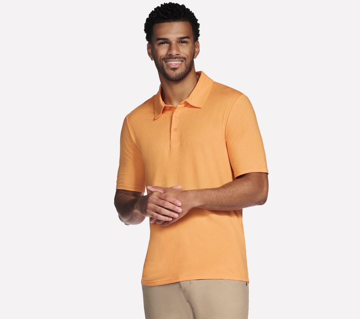Men Skechers GO GOLF GO DRI All Day Stripe Polo | Skechers Men
