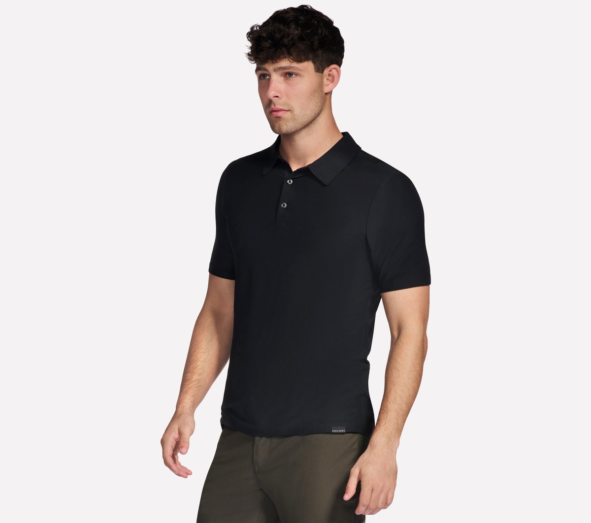 Men Skechers GO DRI All Day Solid Polo | Skechers Men