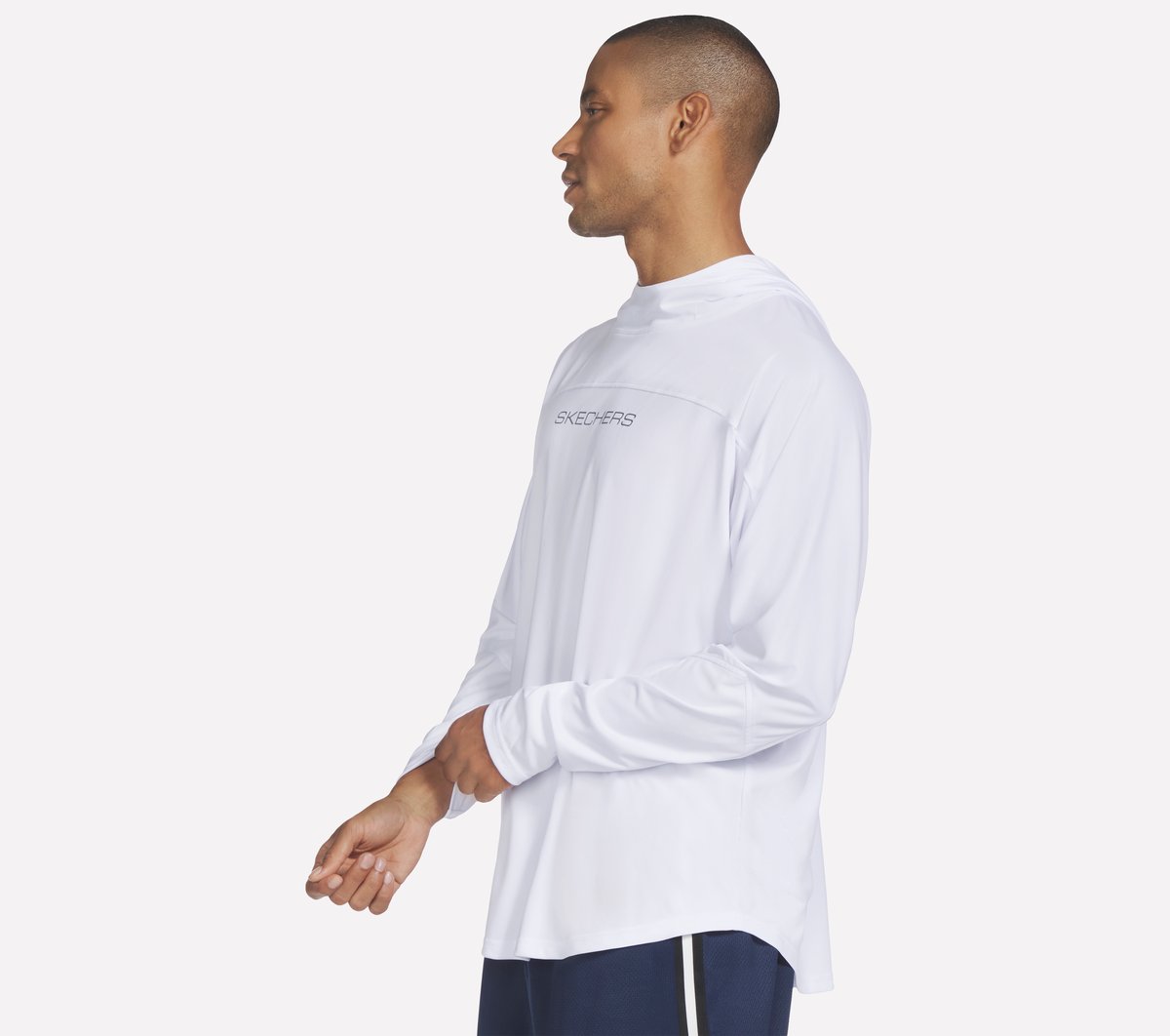 Men Skechers Hoops Long Sleeve Hoodie | Skechers Men