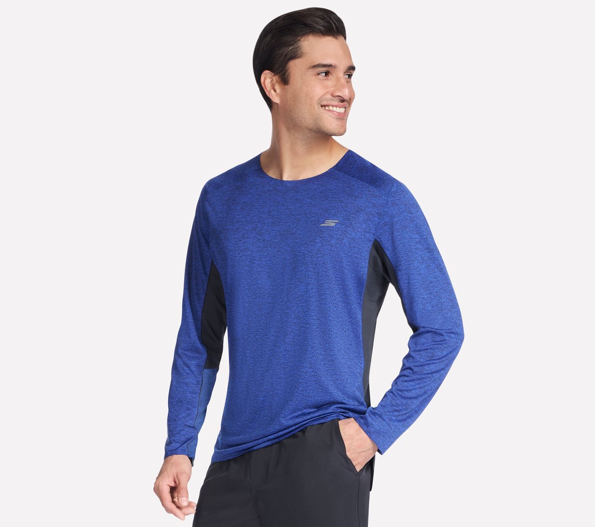 Men Skechers GO DRI Circuit Long Sleeve Tee | Skechers Men