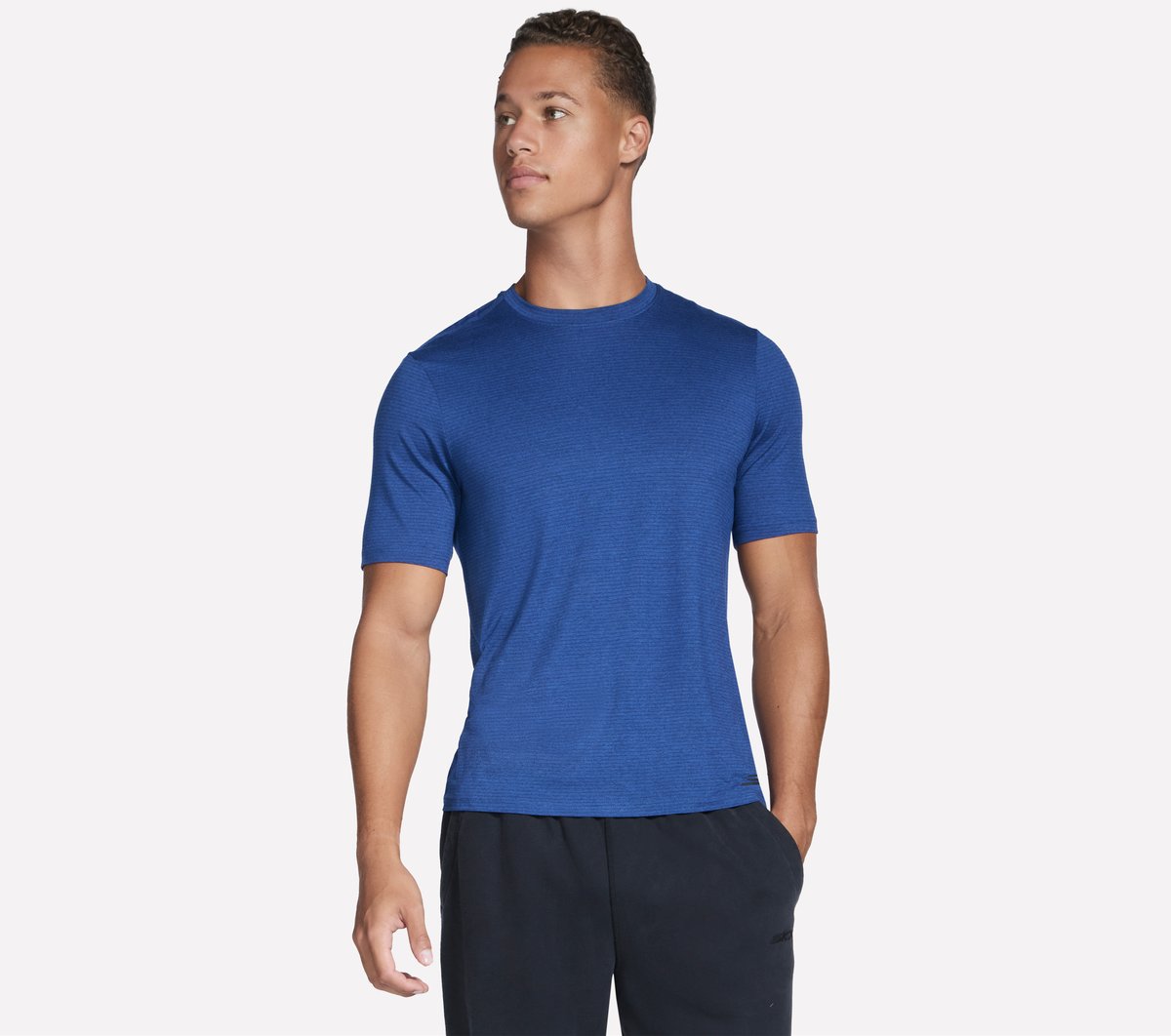 Men Skechers GO DRI All Day Stripe Tee | Skechers Men