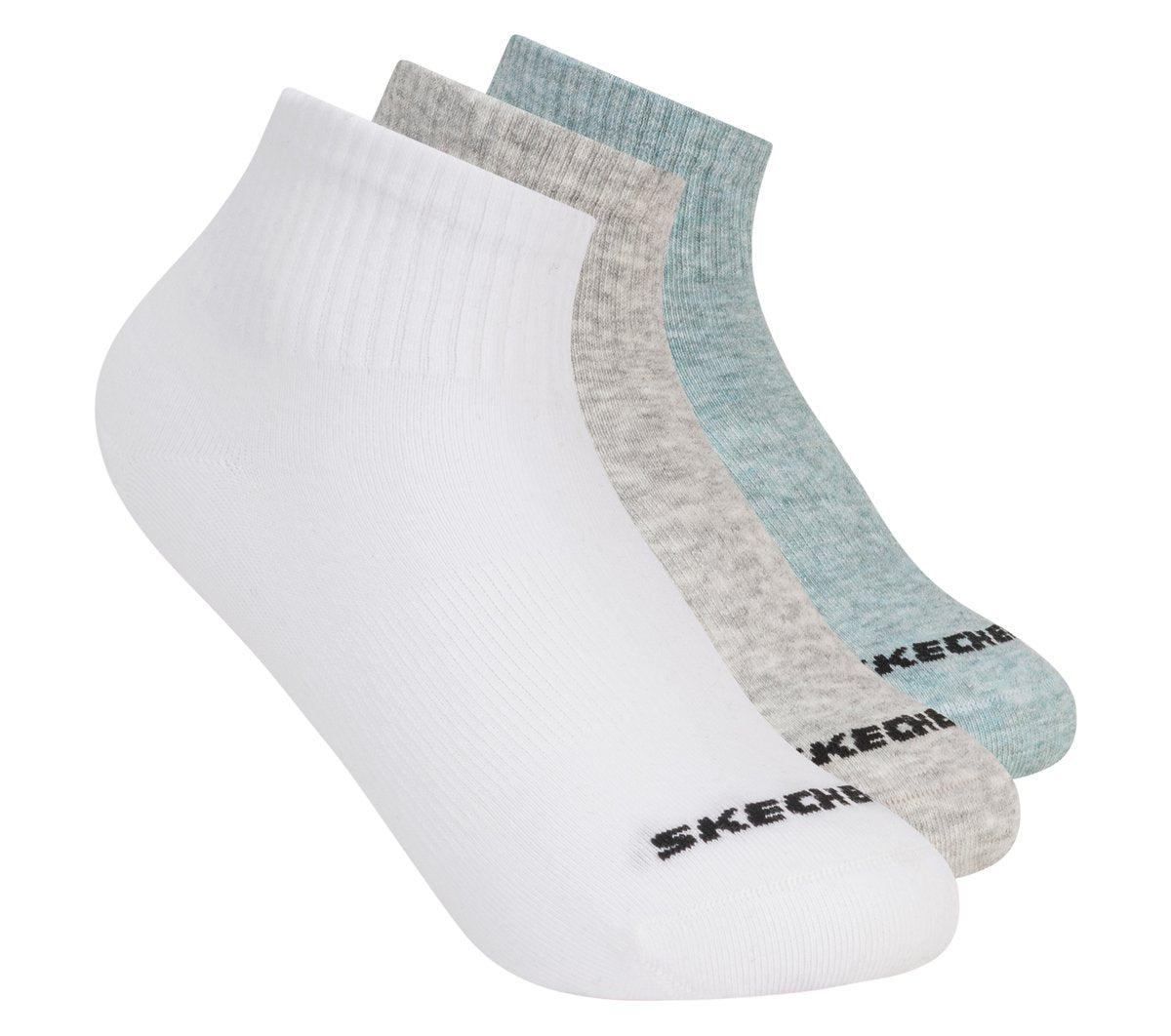Kids|Clothing Skechers 3 Pack Boys' Quarter Crew Cotton Socks | Skechers Kids|Clothing