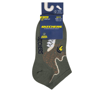 Kids|Clothing Skechers 6 Pack Boys' Dino Socks | Skechers Kids|Clothing