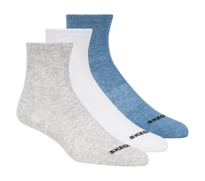 Kids|Clothing Skechers 3 Pack Boys' Crew Cotton Socks | Skechers Kids|Clothing