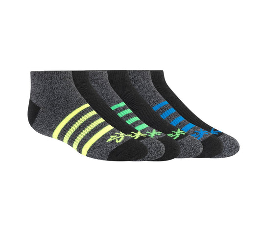 Kids|Clothing Skechers 6 Pack Low Cut Marled Stripe Socks | Skechers Kids|Clothing