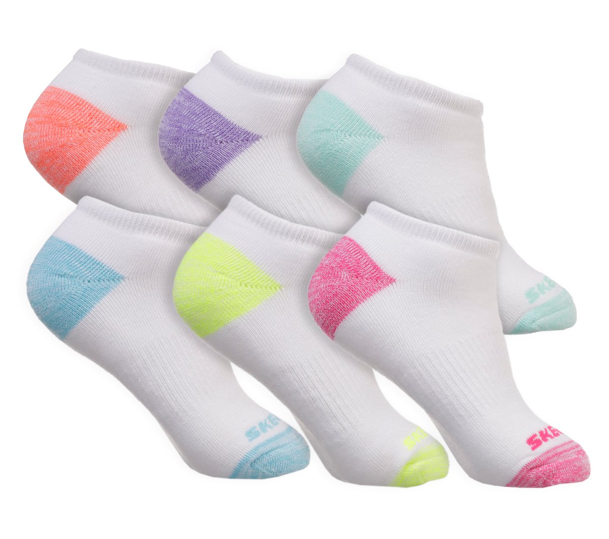 Kids|Clothing Skechers 6 Pack Low Cut Walking Socks | Skechers Kids|Clothing