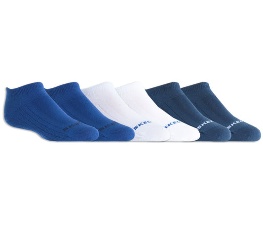 Kids|Clothing Skechers 6 Pack Non Terry No Show Socks | Skechers Kids|Clothing