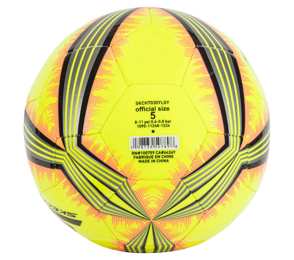 Clothing Skechers Hex Multi Mini Stripe Size 5 Soccer Ball | Skechers Clothing