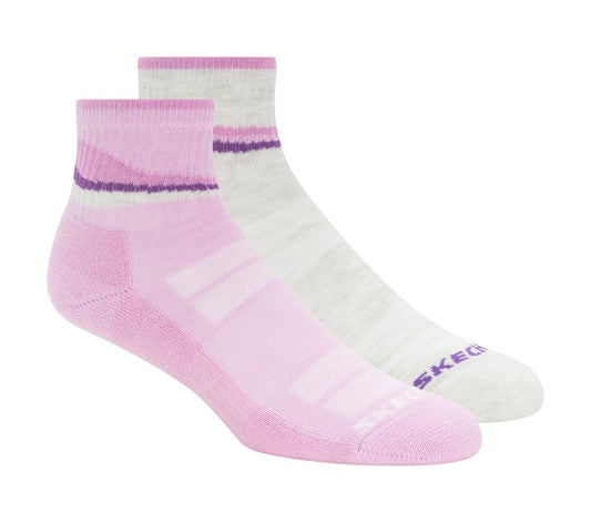 Clothing Skechers 2 Pack Women's Trail Quarter Socks | Skechers Clothing