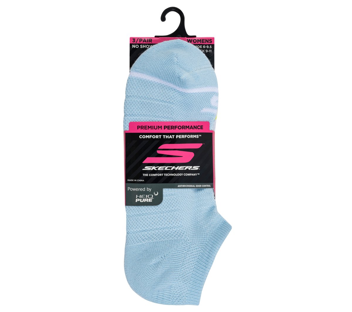 Clothing Skechers 3 Pack Women's No Show Premium Basic Socks | Skechers Clothing
