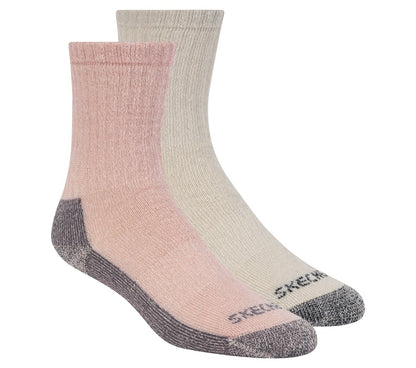 Clothing Skechers 2 Pack Women's Crew Wool Socks | Skechers Clothing
