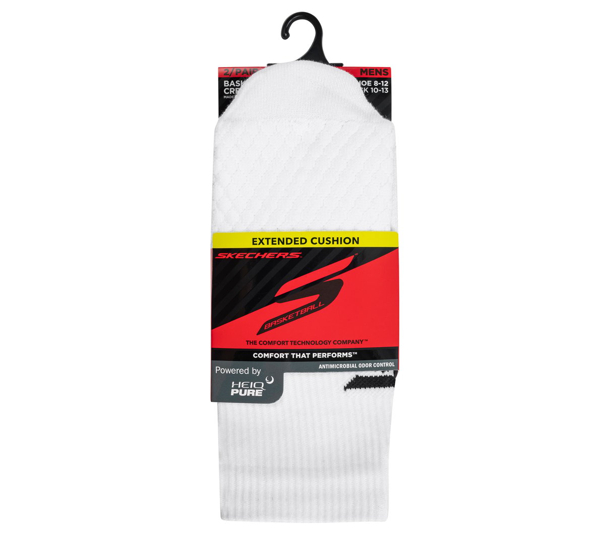 Clothing Skechers 2 Pack Performance Basketball Crew Socks | Skechers Clothing
