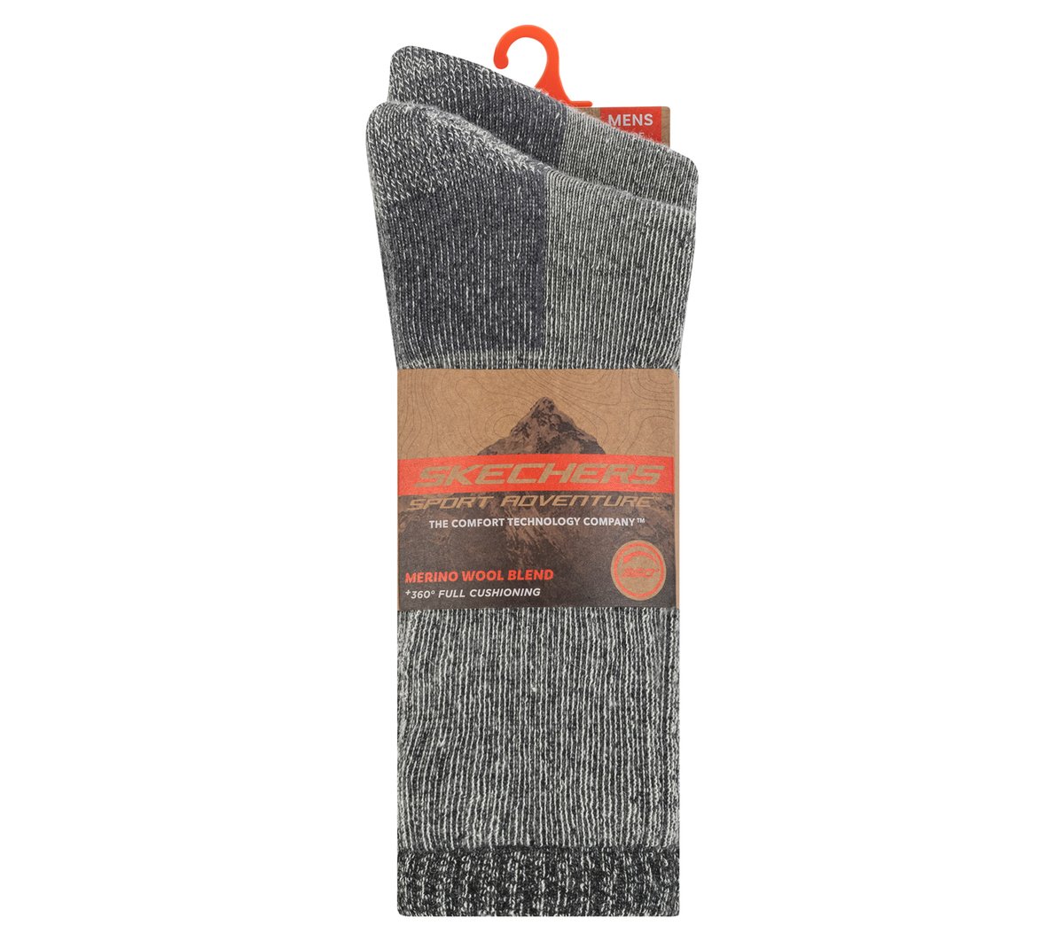 Clothing Skechers 2 Pack Men's Crew Wool Socks | Skechers Clothing