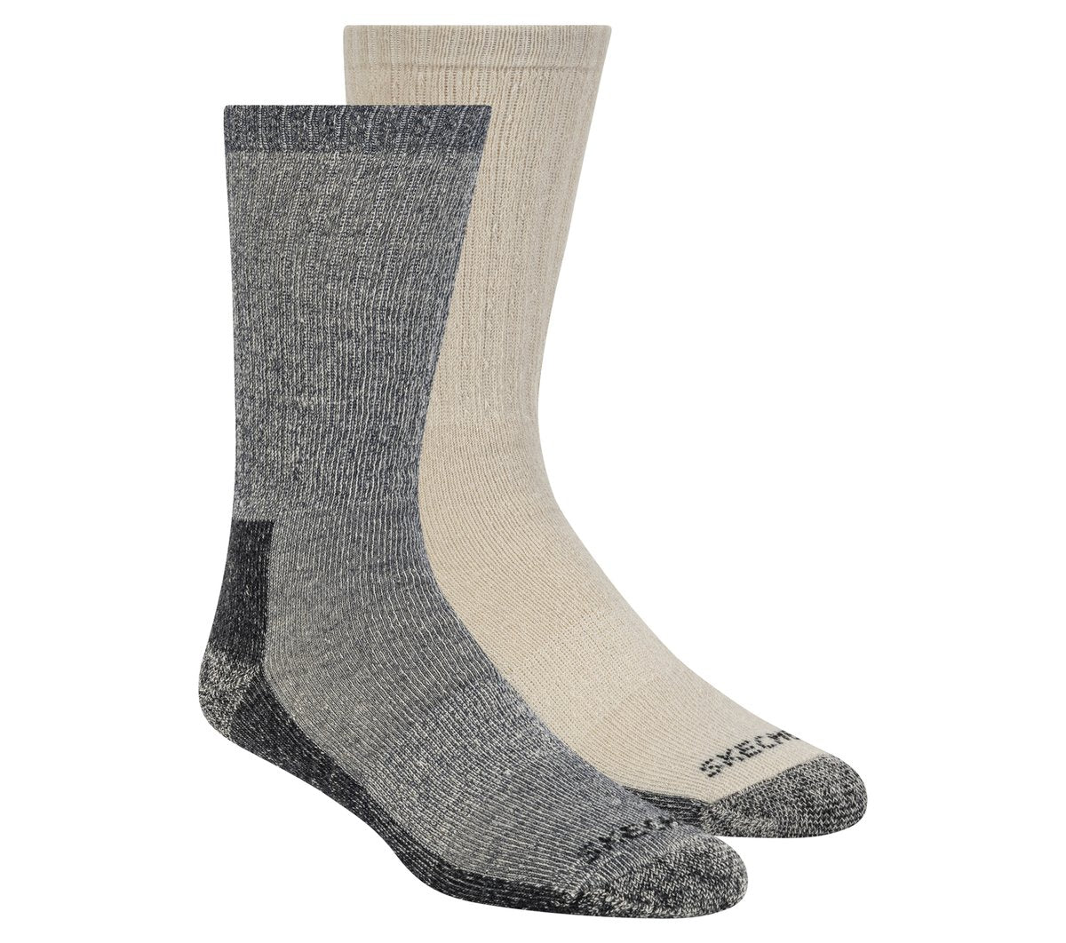 Clothing Skechers 2 Pack Men's Crew Wool Socks | Skechers Clothing