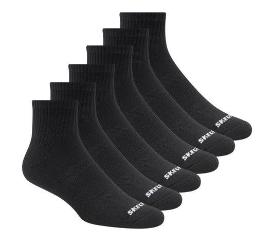 Clothing Skechers 6 Pack Core Quarter Large Socks | Skechers Clothing