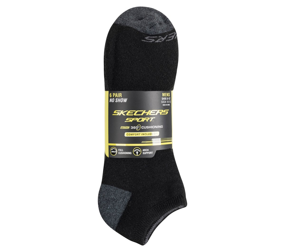 Clothing Skechers 6 Pack Walking Low Cut Socks | Skechers Clothing