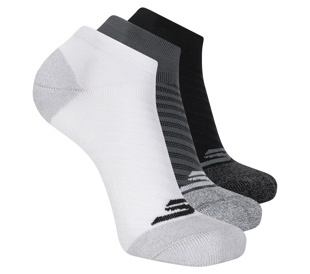 Clothing Skechers 3 Pack Men's Terry Low Cut Socks | Skechers Clothing