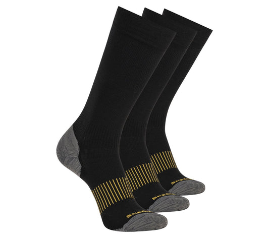 Clothing Skechers Work: 3 Pack Men's Over Calf Compression Socks | Skechers Clothing