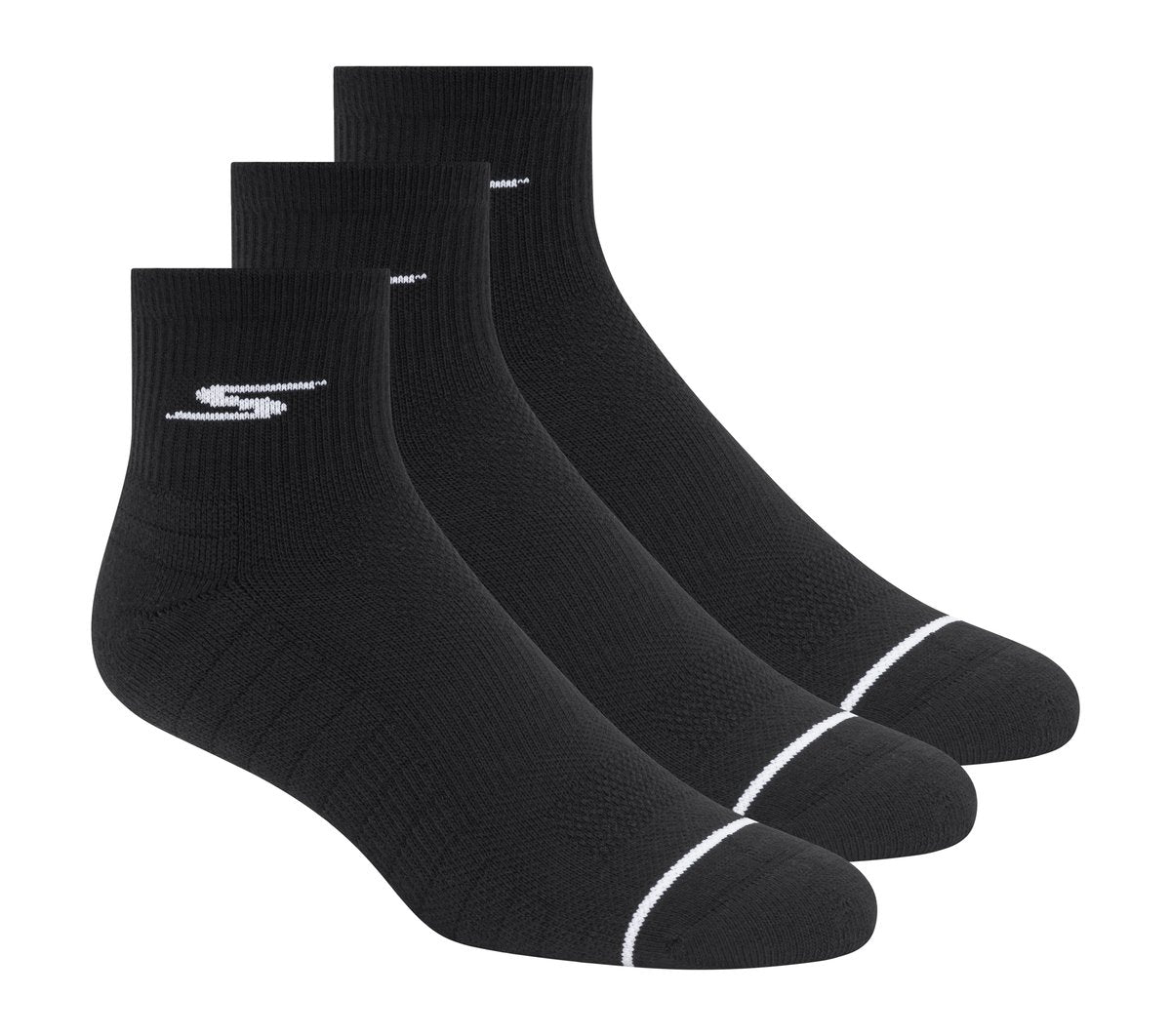 Clothing Skechers Quarter Premium Basic Socks - 3 Pack | Skechers Clothing