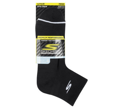 Clothing Skechers Quarter Premium Basic Socks - 3 Pack | Skechers Clothing