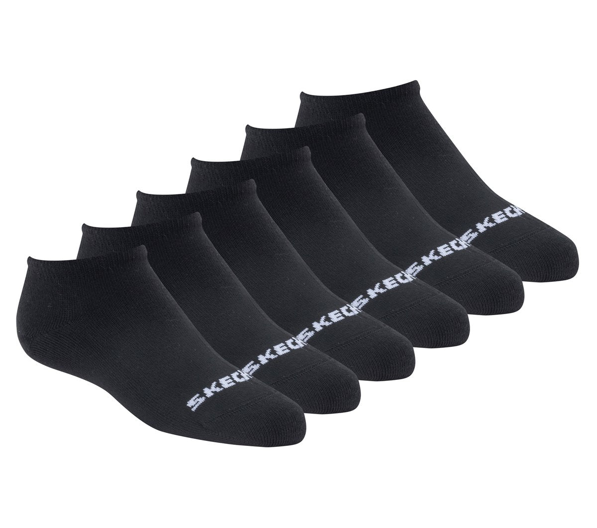 Clothing Skechers Cotton No-Show Socks - 6 Pack | Skechers Clothing