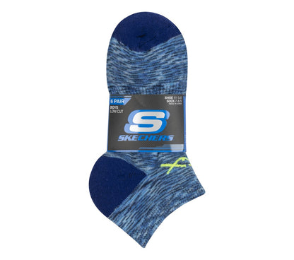 Clothing Skechers 6 Pack Space Dye Low Cut Socks | Skechers Clothing