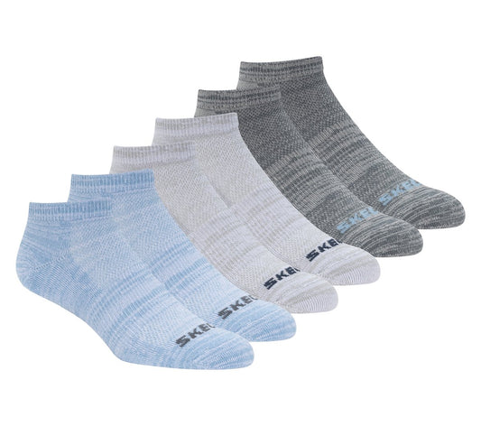 Clothing Skechers 6 Pack Low Cut Non Terry Socks | Skechers Clothing