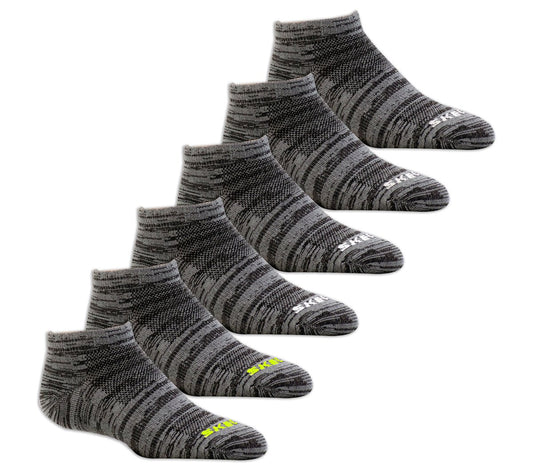 Clothing Skechers 6 Pack Low Cut Non Terry Socks | Skechers Clothing