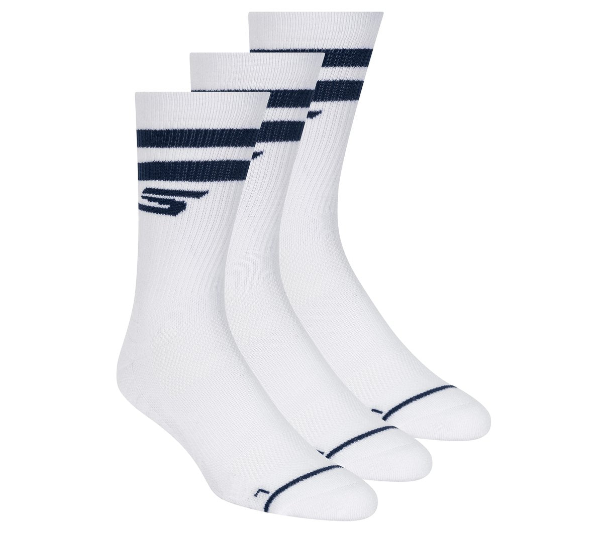 Clothing Skechers 3 Pack Performance Pickleball Crew Socks | Skechers Clothing