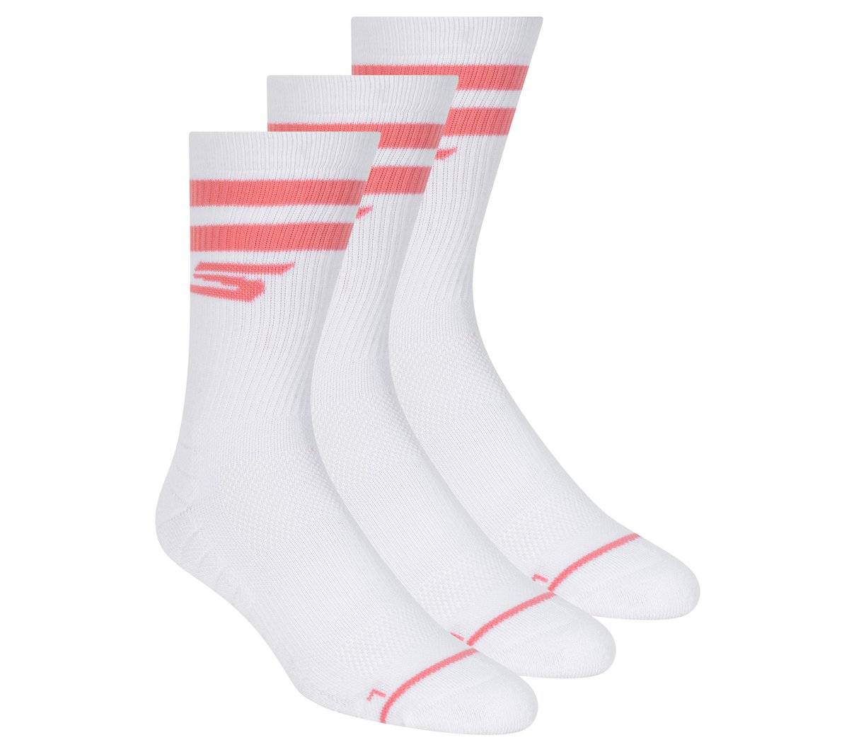 Clothing Skechers 3 Pack Performance Pickleball Crew Socks | Skechers Clothing