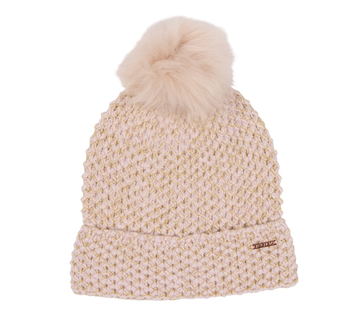 Clothing Skechers Textured Pom Beanie | Skechers Clothing