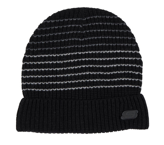 Clothing Skechers Striped Beanie | Skechers Clothing