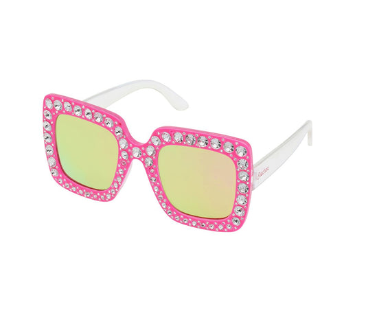 Clothing Skechers Square Rhinestone Sunglasses | Skechers Clothing