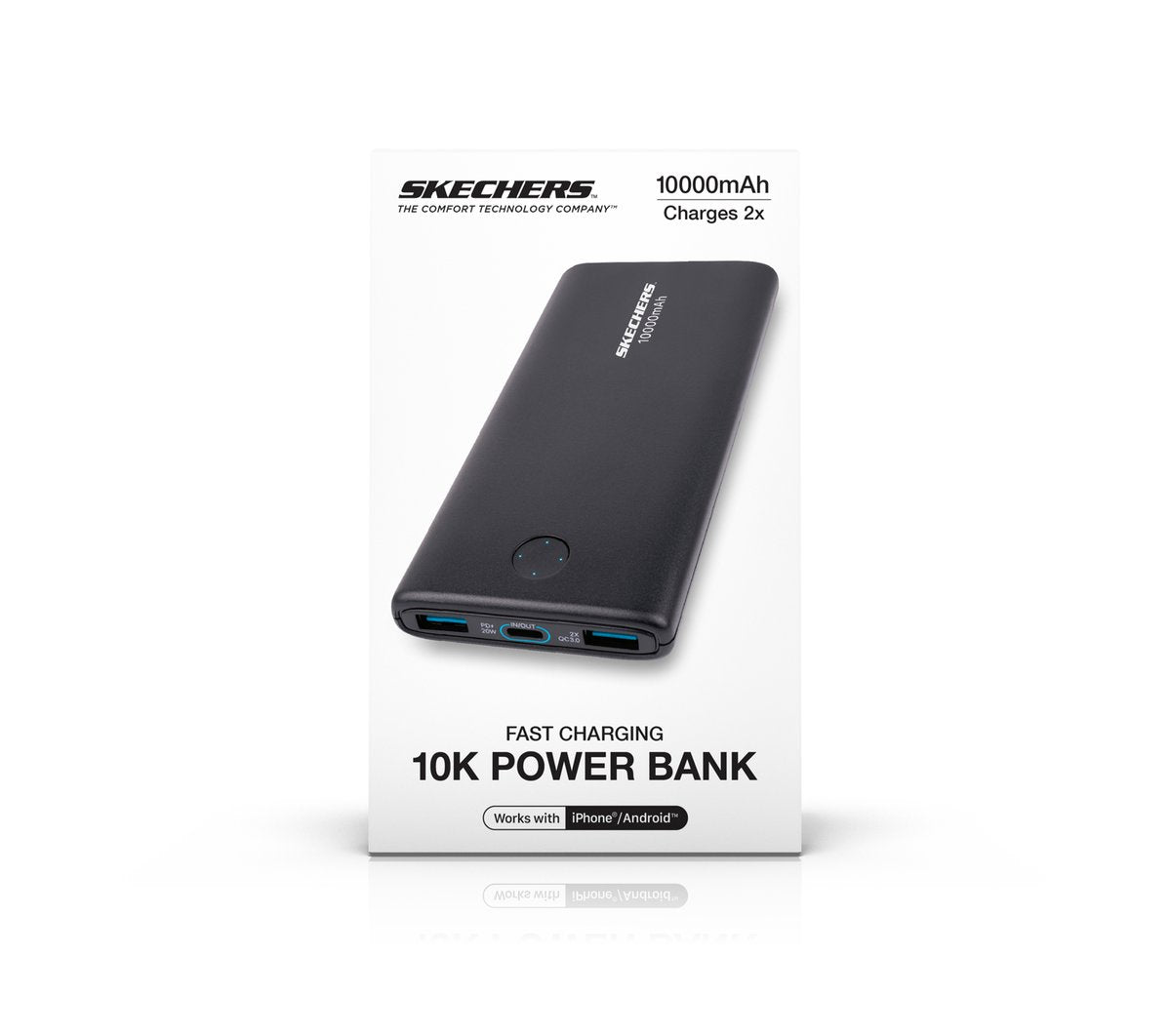 Clothing Skechers 10k 20W USB-C Portable Power Bank Charger | Skechers Clothing