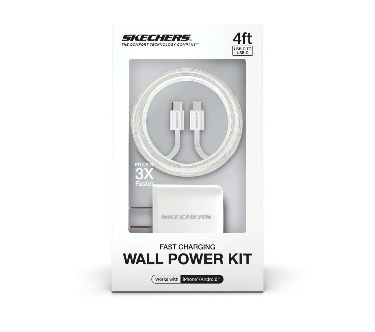 Clothing Skechers 20W USB-C Wall Charging Kit | Skechers Clothing